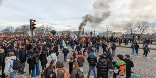 Strikes and protests in Paris