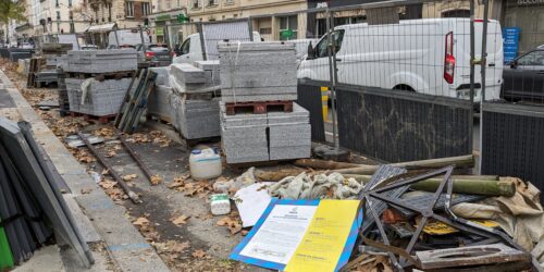 Useless and endless construction works in Paris